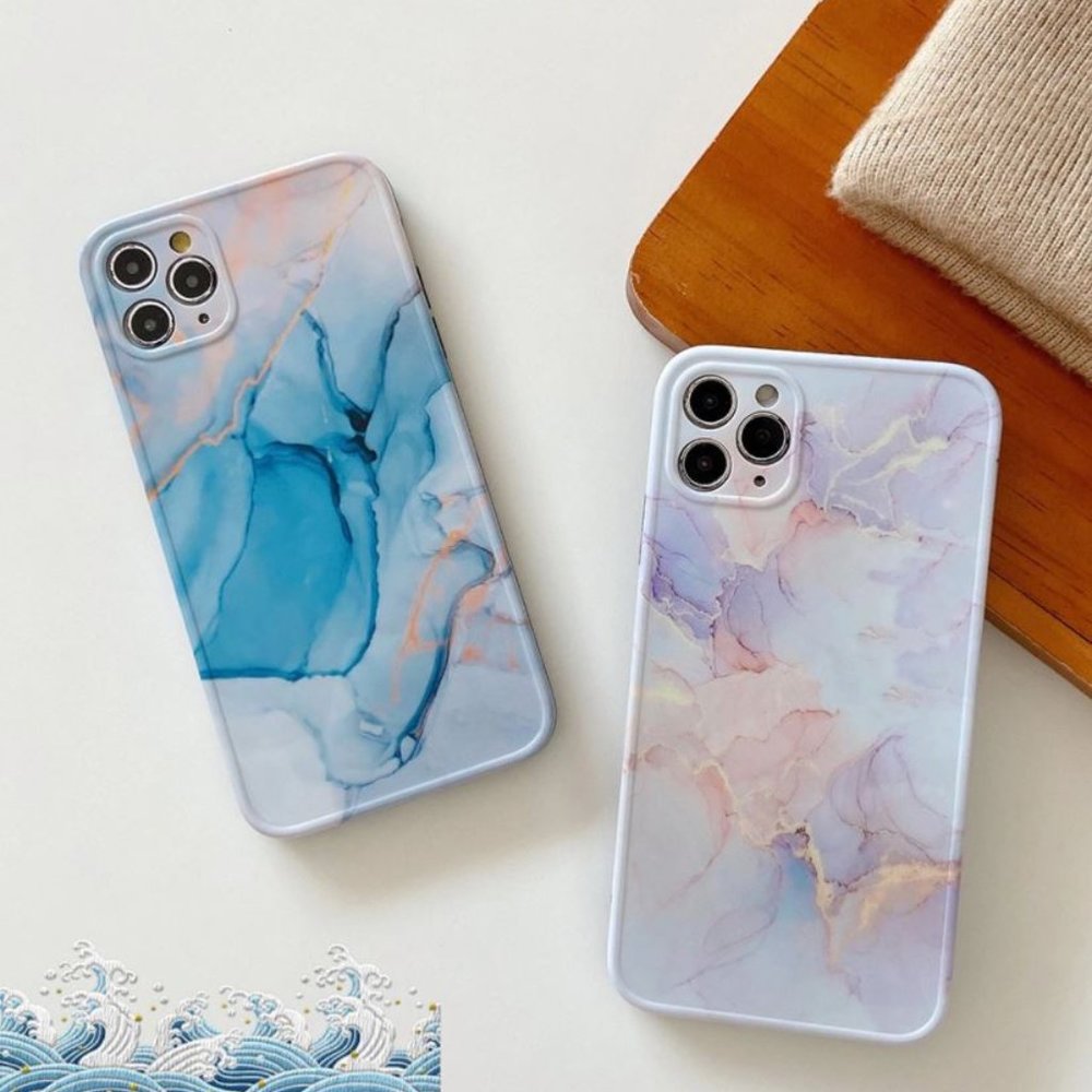 [⚠️Clearance] NEW iPhone 12 Pro Max Gradient Marble case - Picture 2 of 5
